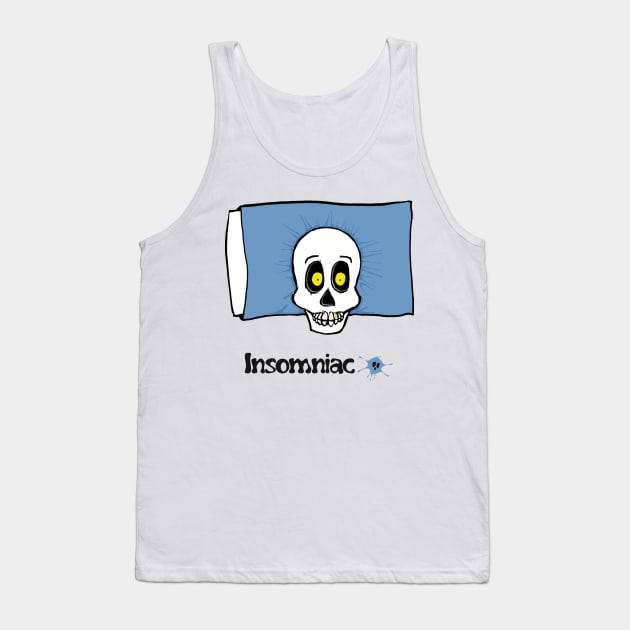 Insomniac a sleepless life Tank Top by SpookySkulls